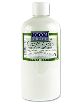 Icon Craft 500ml White PVA Craft Glue